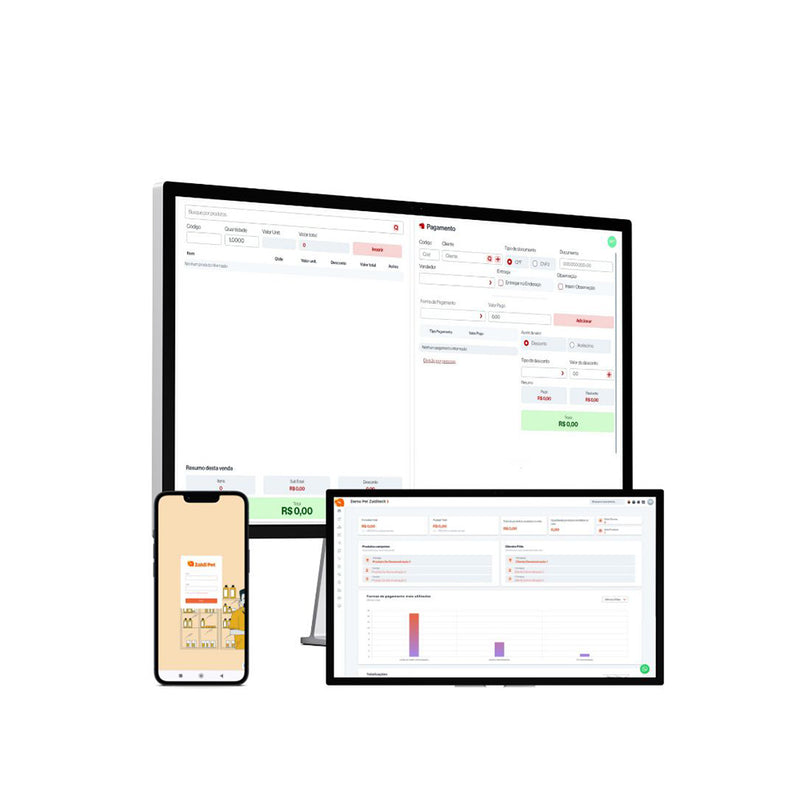 Sistema de Gestão Para Pet Shops e Clínicas - Zaldi Pet Plano Intermediário (Mensal)