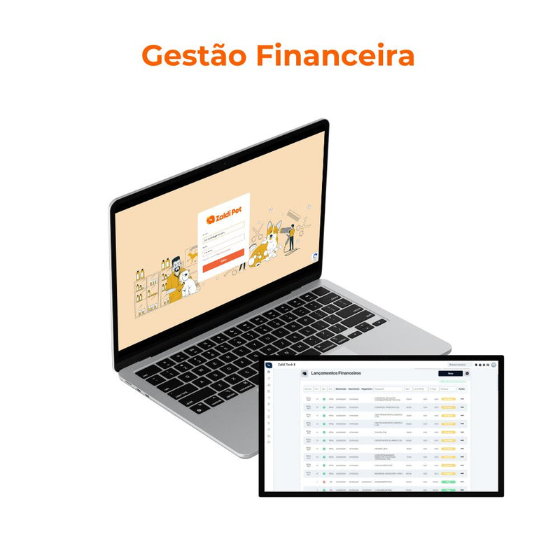 Sistema de Gestão Para Pet Shops e Clínicas - Zaldi Pet Plano Intermediário (Mensal)